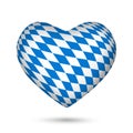 Bavaria Oktoberfest heart Royalty Free Stock Photo