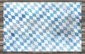 Bavaria Wood Oktoberfest Flag Design Background Royalty Free Stock Photo