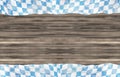 Bavaria Wood Oktoberfest Flag Design Background