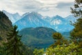 Bavarian Alps landscape in Fussen, Germany Royalty Free Stock Photo