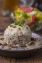 Bavarian bread dumplings Royalty Free Stock Photo