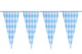 Bavarian bunting festoon Royalty Free Stock Photo