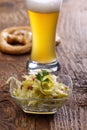Bavarian cabbage salad Royalty Free Stock Photo
