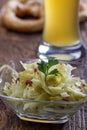 Bavarian cabbage salad Royalty Free Stock Photo