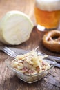 Bavarian cabbage salad Royalty Free Stock Photo