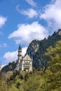 Bavarian castle Neuschwanstein, Bavaria, Germany Royalty Free Stock Photo