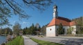 Bavarian chapel at the lake side tegernsee