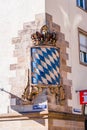 Bavarian coat of arms with royal crown