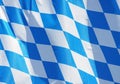 Bavarian flag background Royalty Free Stock Photo