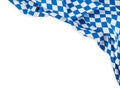 Bavarian flag oktoberfest background Royalty Free Stock Photo