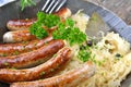 Bavarian fried sausages