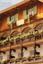 Bavarian house decorated. Konigssee. Germany