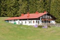 Bavarian house. red roof Royalty Free Stock Photo