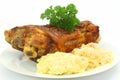 Bavarian knuckle of pork Royalty Free Stock Photo