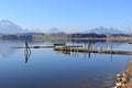 Bavarian lake in the AllgÃÂ¤u Royalty Free Stock Photo