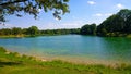 Bavarian lake, idyllic panorama