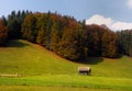 Bavarian landscape in autumn Royalty Free Stock Photo