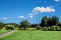 Bavarian landscape summer day Royalty Free Stock Photo