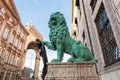 Bavarian lion at odeonsplatz,munich