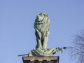 Bavarian Lion in Waakirchen Royalty Free Stock Photo