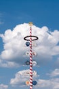 Bavarian maypole with guilds