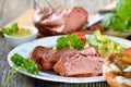 Bavarian meat loaf Royalty Free Stock Photo