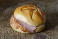 Bavarian meatloaf bun