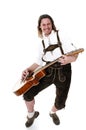Bavarian Musician Royalty Free Stock Photo