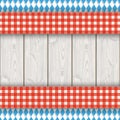 Bavarian National Colors Flyer Cloth Wood
