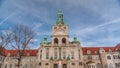 The Bavarian National Museum or Bayerisches Nationalmuseum timelapse. Germany, Munich