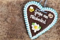Bavarian Oktoberfest gingerbread heart