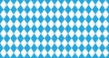 Bavarian Oktoberfest seamless pattern with blue and white rhombus Royalty Free Stock Photo