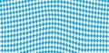 Bavarian Oktoberfest seamless pattern with blue and white rhombus Royalty Free Stock Photo