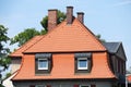 Bavarian peaked roof Royalty Free Stock Photo