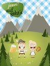 Bavarian people background