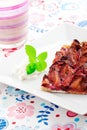 Bavarian plum cake Royalty Free Stock Photo