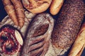 Bavarian pretzel and traditionally made baked goods. - Image