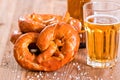Bavarian pretzels. Royalty Free Stock Photo