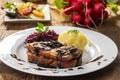 Bavarian roasted pork Royalty Free Stock Photo