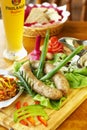 Bavarian sausage-grill Royalty Free Stock Photo