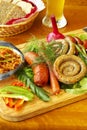 Bavarian sausage-grill Royalty Free Stock Photo