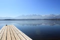 Bavarian sea Hopfensee Royalty Free Stock Photo
