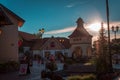 Bavarian style shopping center in Frakenmuth Michigan