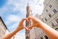 Bavarian town with heart shape Royalty Free Stock Photo