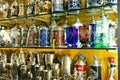 Traditional beer mugs, Munich, Germany