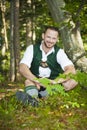 Bavarian traditional man