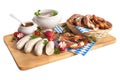 Bavarian veal sausage breakfast Royalty Free Stock Photo