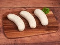 Bavarian white sausages weisswurst