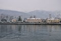 Baveno, Lago Maggiore in Winter Royalty Free Stock Photo