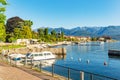 Baveno near at Stresa, on Lake Maggiore, Italy. Royalty Free Stock Photo